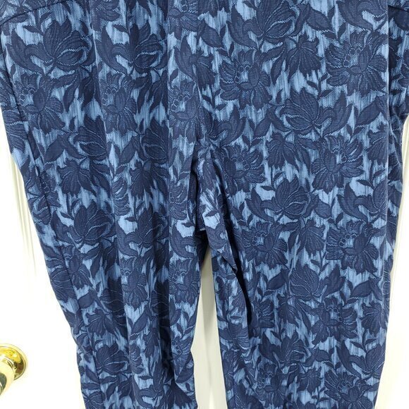 NWT Athleta Trekkie North Jogger 22 Ethereal Bloom Cottage Blue Floral - Picture 11 of 15